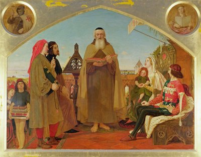 The First Translation of the Bible into English by Ford Madox Brown